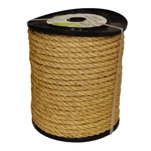 Virve Lasso sisala 12 mm × 80 m — brūna, 1 m segmenti (80 gab.)