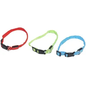 LED illuminated dog neck strap PET 2159058 — lightweight safety collar for visibility