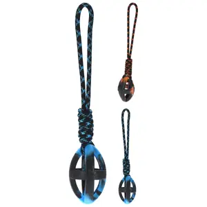 Pet toy Pets Collection ball with rope, 2 types, model 7839184, durable play ball with attached rope