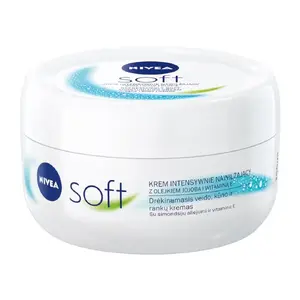 Увлажняющий крем Nivea Soft банка 200 мл — для лица, рук и тела