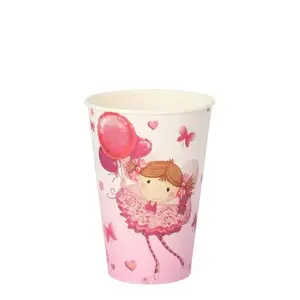 Disposable paper cups Papstar Little Dancer 0.2 L pack of 10
