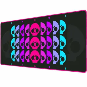 Mouse pad SUBSONIC Subsonic Gaming Mouse Pad XXL Brawl Stars Skull Repeater - XXL size, soft textile surface, non-slip rubber base