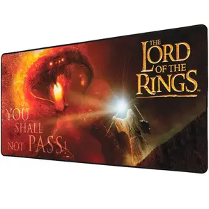 SUBSONIC gaming mouse pad XXL Lord Of The Rings Gandalf – large format cloth surface for mouse control