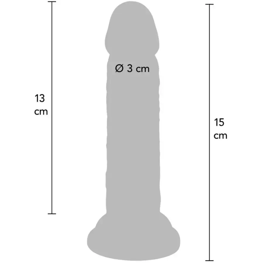 GET REAL DELUXE realistic dildo 15 cm Photo 4