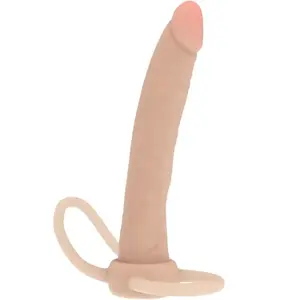 Anal penetrator GET REAL Double Trouble silicone, length 16 cm