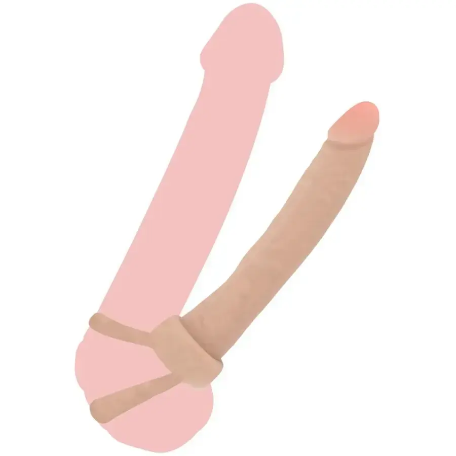 GET REAL Double Trouble silicone anal penetrator 16 cm Photo 2