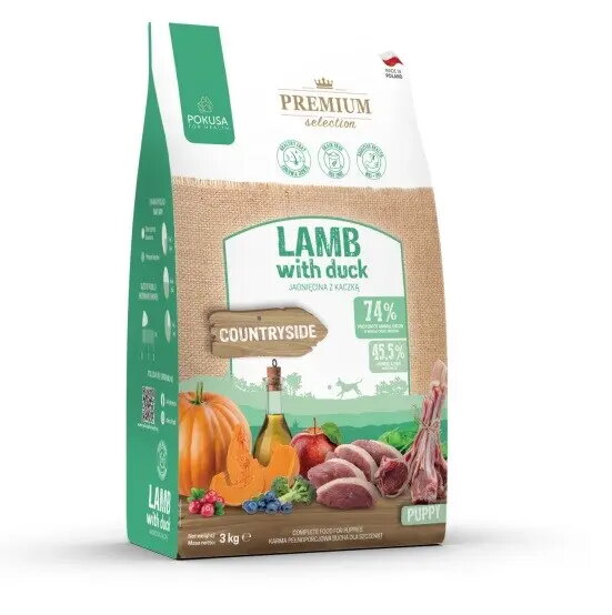 Sausais barības produkts kucēniem POKUSA Premium