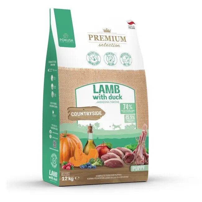 Sausais barības līdzeklis kucēniem POKUSA Premium