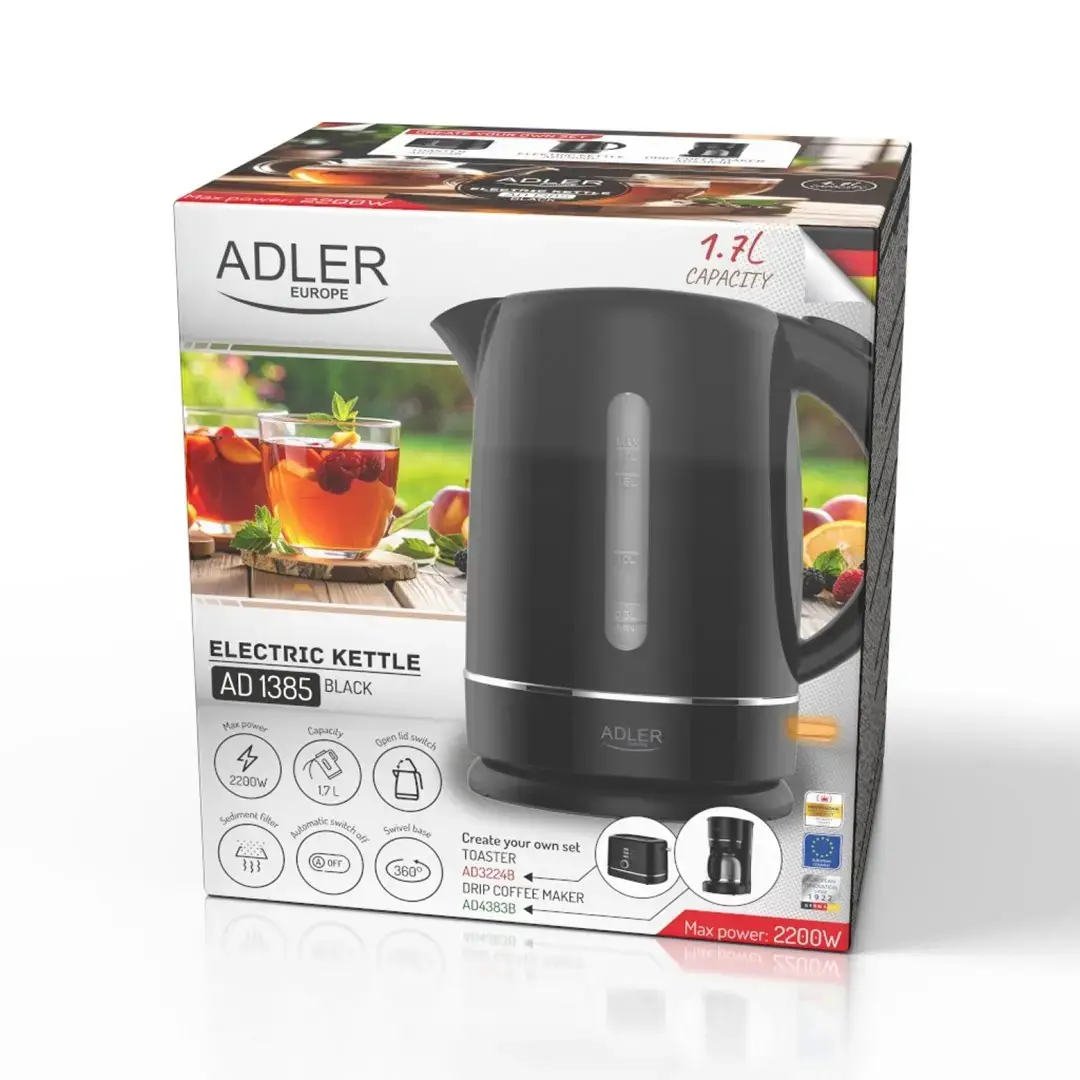 Electric kettle Adler AD 1385b Photo 7