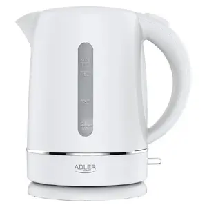 Electric kettle Adler AD 1385w — 1.7 L, plastic housing, 1850 W rated (2200 W max), white