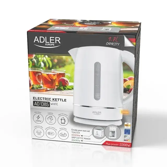 Electric kettle Adler AD 1385w Photo 12