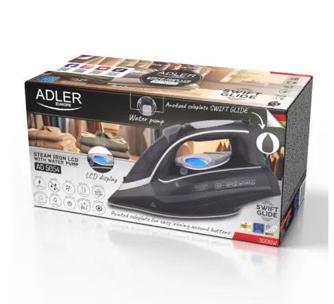 Adler AD 5054 tvaika gludeklis — 3000 W Photo 27