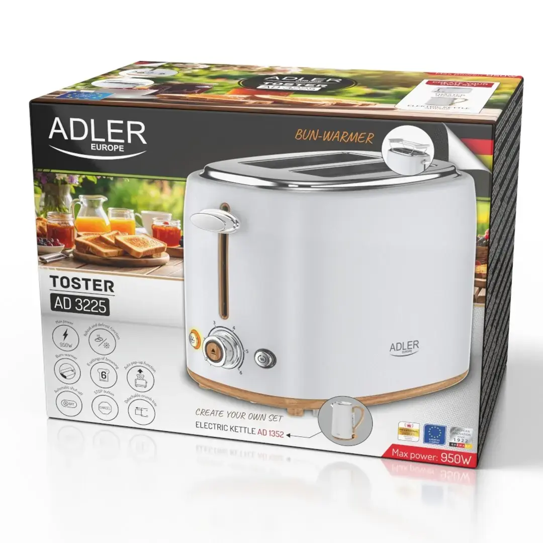Grauzdētājs ar grilu Adler AD 3225 Photo 9