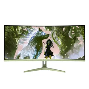 Curved computer monitor Arozzi Nova 34" (86.4 cm) 3440×1440 21:9 LED 1 ms Green