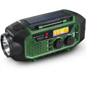 Crank-powered Radio Camry CR 1919 — portable hand-crank emergency radio