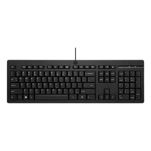 Wired full-size keyboard HP 125 — USB, 1.8 m cable, black