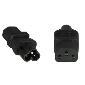 Barošanas adapteris PREMIUMCORD Microconnect PE613AD — C6 kontakts uz C13 ligzdu, 230 V, melns
