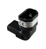 PREMIUMCORD IEC C13 uz IEC C14 leņķa adapteris Photo 3