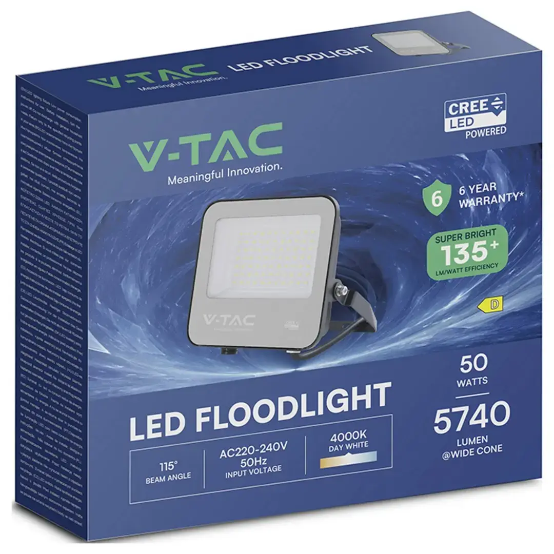 LED prožektors V-tac 50W CREE 4000K 6750lm Photo 2