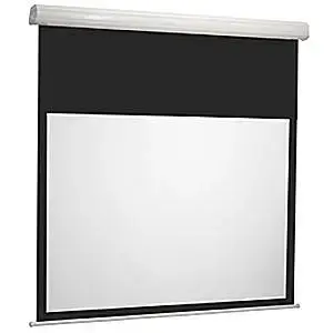 Projection screen Euroscreen Diplomat DD150 1500×1500 mm (1:1) viewable 150×150 cm, black/white