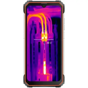 Izturīgs viedtālrunis BLACKVIEW BL8800 Dual 5G Pro — 6.58" FHD+ IPS, 8GB/128GB, MT6833V 2.2GHz, FLIR termokamera, 50MP+5MP aizmugurējā, 16MP priekšējā, 8380mAh, NFC, Dual SIM, oranžs
