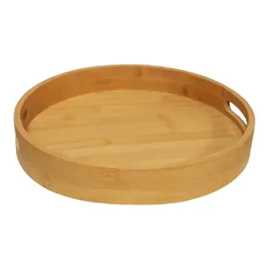 Serving tray KETLER bamboo round 30×30×5 cm