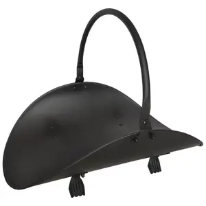 Firewood holder DOFLAME H001-B black — compact metal log rack