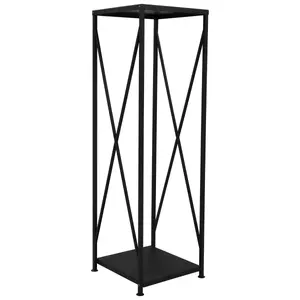 Firewood holder DOFLAME H162-B, 34×34×111 cm, black