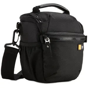 Toploader foto soma Case Logic Bryker BRCS-102 — melna, poliesters, pleca siksna, 1 ārējais kabata