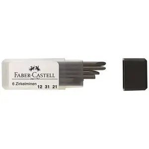 Faber-Castell pildviela 123121, grafīta stienītis mehāniskajiem zīmuļiem, biezums 2.5 mm
