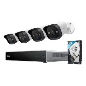 NVR Security Recorder Eufy E40 — 8-channel 4K input, 2 TB HDD (expandable to 16 TB), Black/Grey/White