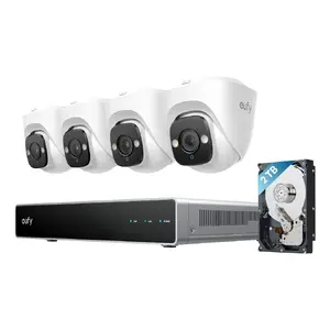 NVR security recorder Eufy E41 — 8-channel, up to 3840×2160, 2 TB HDD (max 16 TB), Black/Grey/White