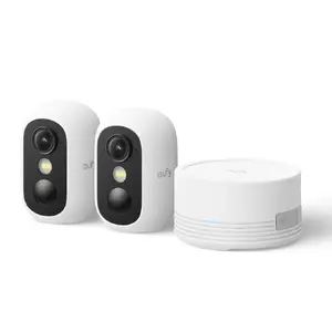 IP security camera Eufy Cam C35 2‑Cam Kit — 1080p, IP67, 130° FOV, wireless, ceiling/wall/desk mount