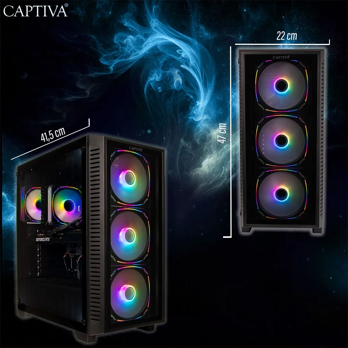 Captiva Advanced Gaming 98276 PC - AMD Ryzen 5 / RTX 5060 Ti Photo 5