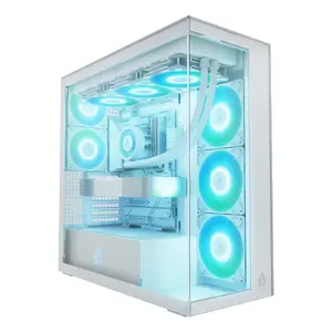 PC Case ARCTIC Xtender (White) Premium E-ATX Midi Tower — supports E-ATX, ATX PSUs, 3×140 mm side + 2×120 mm rear fans