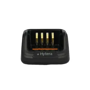 Indoor battery charger Hytera CH10A07 for Li-Ion and NiMH batteries, black, compatible with PD/PT portable radios