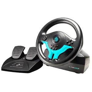 Driving Wheel SUBSONIC Superdrive SV 250-S Blue Edition — steering wheel for gaming rigs