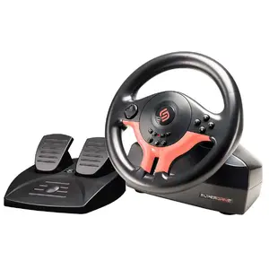 Driving Wheel SUBSONIC Superdrive SV 250-S Red Edition — steering wheel for racing simulators, compatible with PC and consoles
