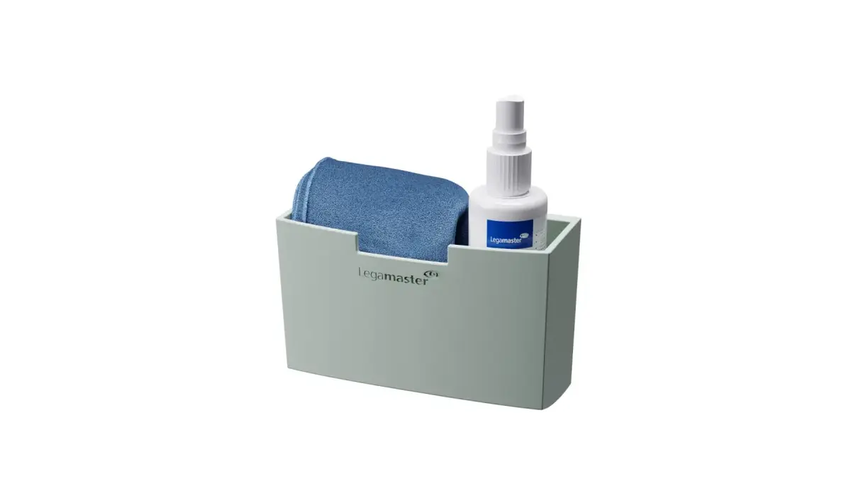 Legamaster accessory holder for glassboard — sage green Photo 7