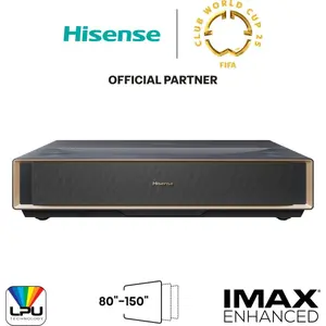 Projector HISENSE PT1 3D Smart TV, 16:9 native, Wi‑Fi & Ethernet, HDR (HLG), HDMI 2.0/2.1, Black