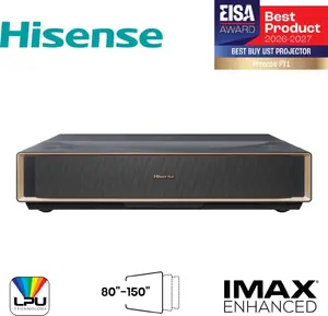 Hisense PT1 Ultra Short Throw Projector UHD 4K 3840x2160 Laser 3D Black Smart TV Wi-Fi 46W