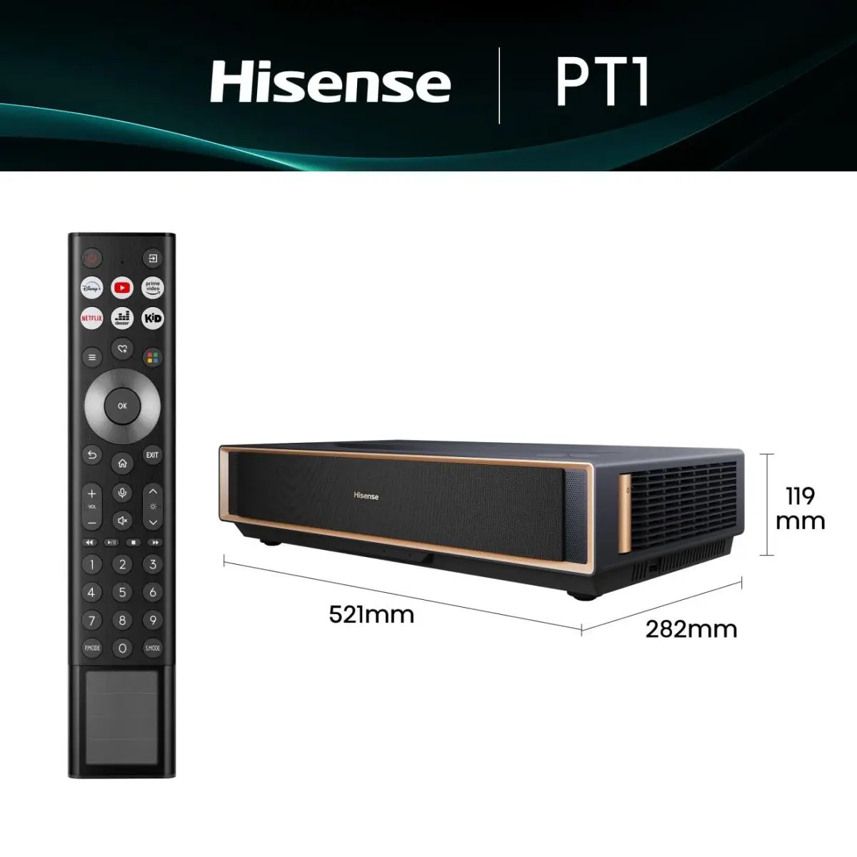 Hisense PT1 Ultra Short Throw 4K Laser Projector Photo 2