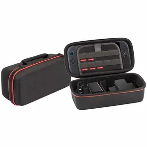 Ceļojumu futlāris SUBSONIC SA5710 priekš Nintendo — pārnēsājams EVA ar putu iekšpusi, melns