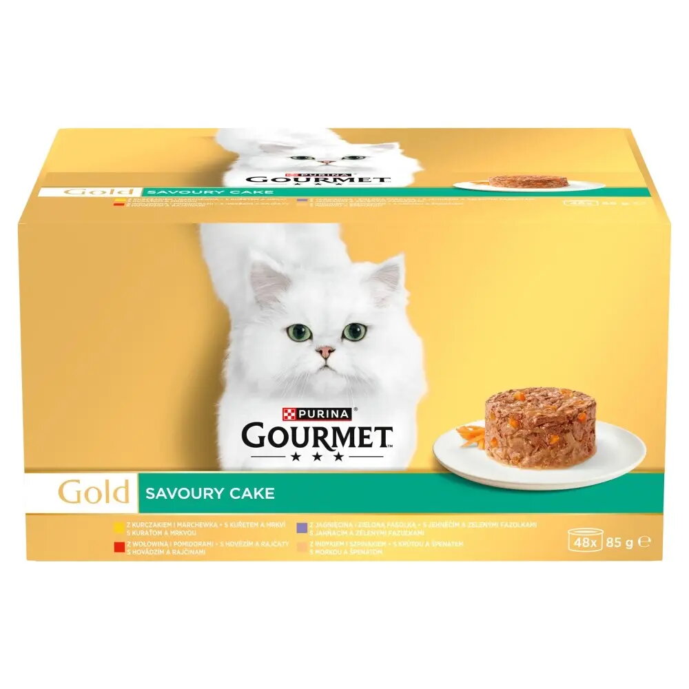 Mitrs kaķu barības maisījums Purina Gourmet