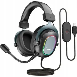Spēļu austiņas Fifine H6 AmpliGame RGB ar mikrofonu, uz auss, ar vadu