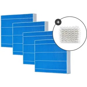 Набор из 4 сменных испарительных подушек и фильтров Silvertex® для Meaco Armin 680