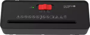 Paper shredder Olympia PS 16 Pro black — compact office cross-cut model