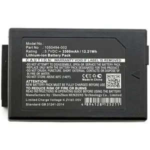 Аккумулятор CoreParts MBXPOS-BA0217 для Motorola WorkAbout Pro / 3 Model C / 3 Model S, чёрный, 1 шт.