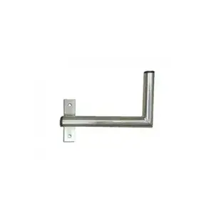 Wall/window antenna mount WFmetal K25O32L, left-side fixation, galvanized zinc, length 25 cm, diameter 3.2 cm