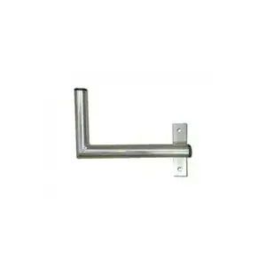Antenna wall/window mount WFmetal K25O32P, right-side attachment, galvanized zinc, length 25 cm, diameter 3.2 cm